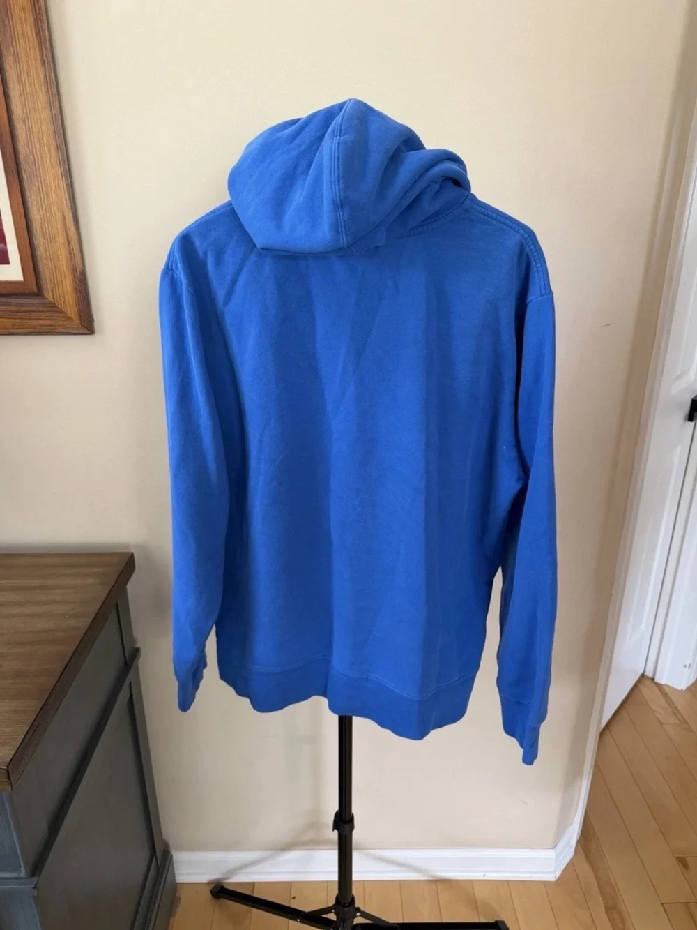 The North Face Blue Hoodie‎ Mens XL Pullover Sweatshirt Logo Pocket